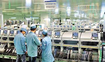 Case study of cable usage in a mobile phone factory in Shenzhen